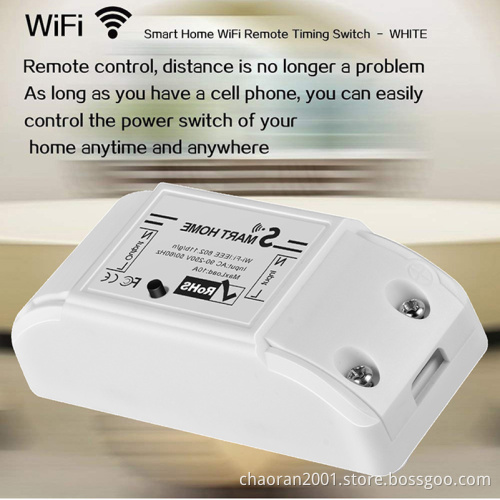 OEM Intelligent Saving 220V EU US UK Electrical Wireless Remote Control Smart Wifi Water Heater Wall Light Power Switch